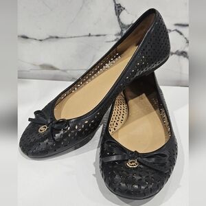 Michael Kors Black Bow Flats